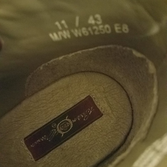 BORN Leather Brown Ankle Booties Womens Size 11 - Picture 7 of 8